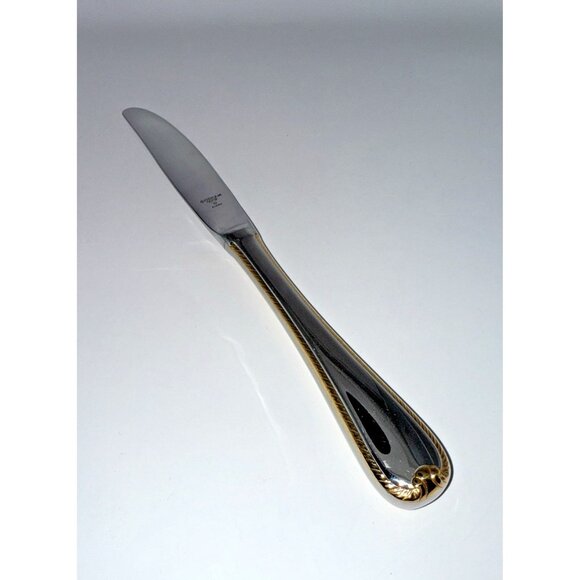 Gorham Golden Ribbon Modern Hollow Stainless Knife Glossy 9*1/8" NOS Discontinue - Picture 9 of 12